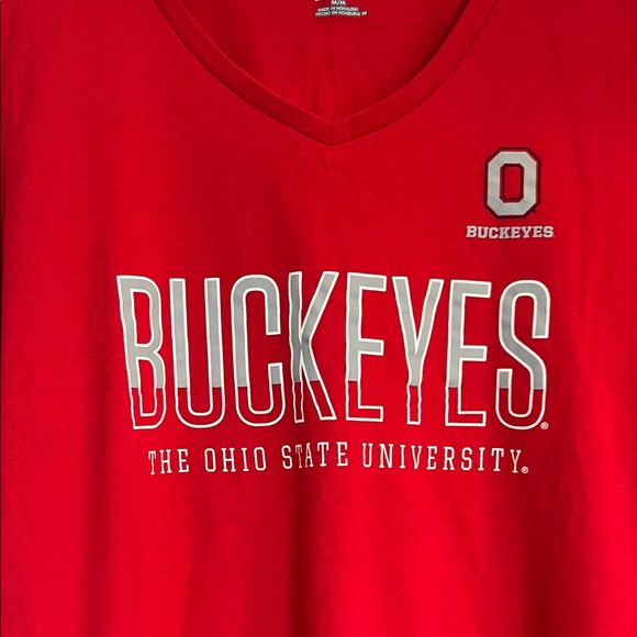 Ohio State University Red Graphic Long Sleeve Tee Size Medium - Picture 3 of 4